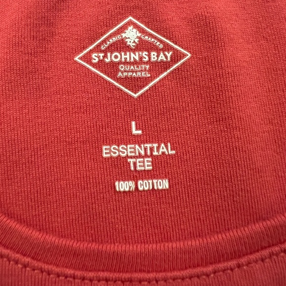 St. John’s Bay Coral T-Shirt - Picture 2 of 8